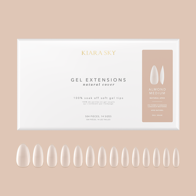 Kiara Sky - Almond Medium | Natural Gel Extensions