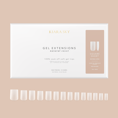Kiara Sky - Square Short | Natural Gel Extensions