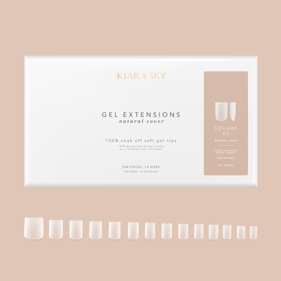 Kiara Sky - Square XS | Natural Gel Extensions