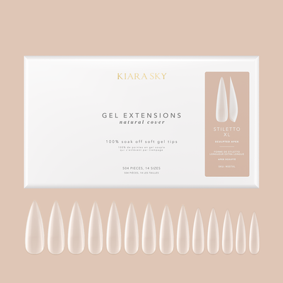 Kiara Sky - Stiletto XL | Natural Gel Extensions