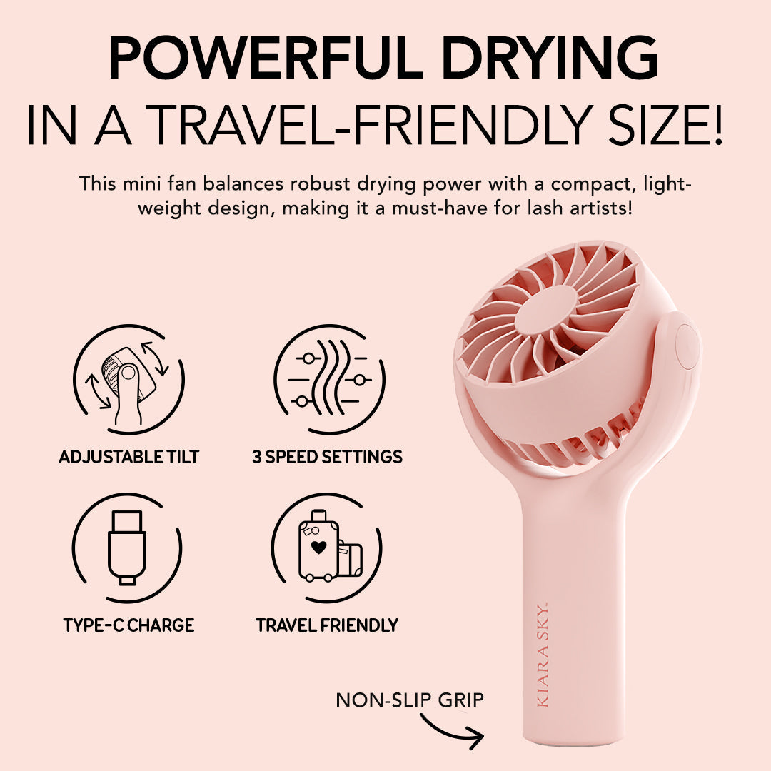 Kiara Sky -  Mini Fan - Pink