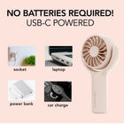 Kiara Sky -  Mini Fan - Beige