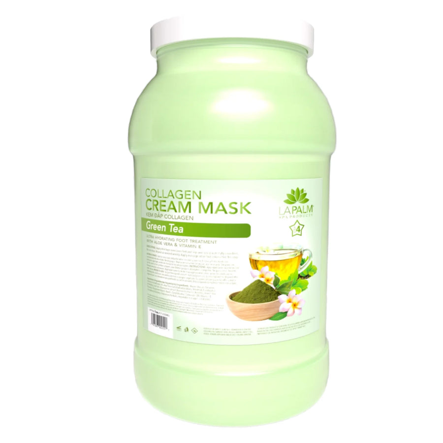 LA PALM Collagen Cream Mask – Green Tea