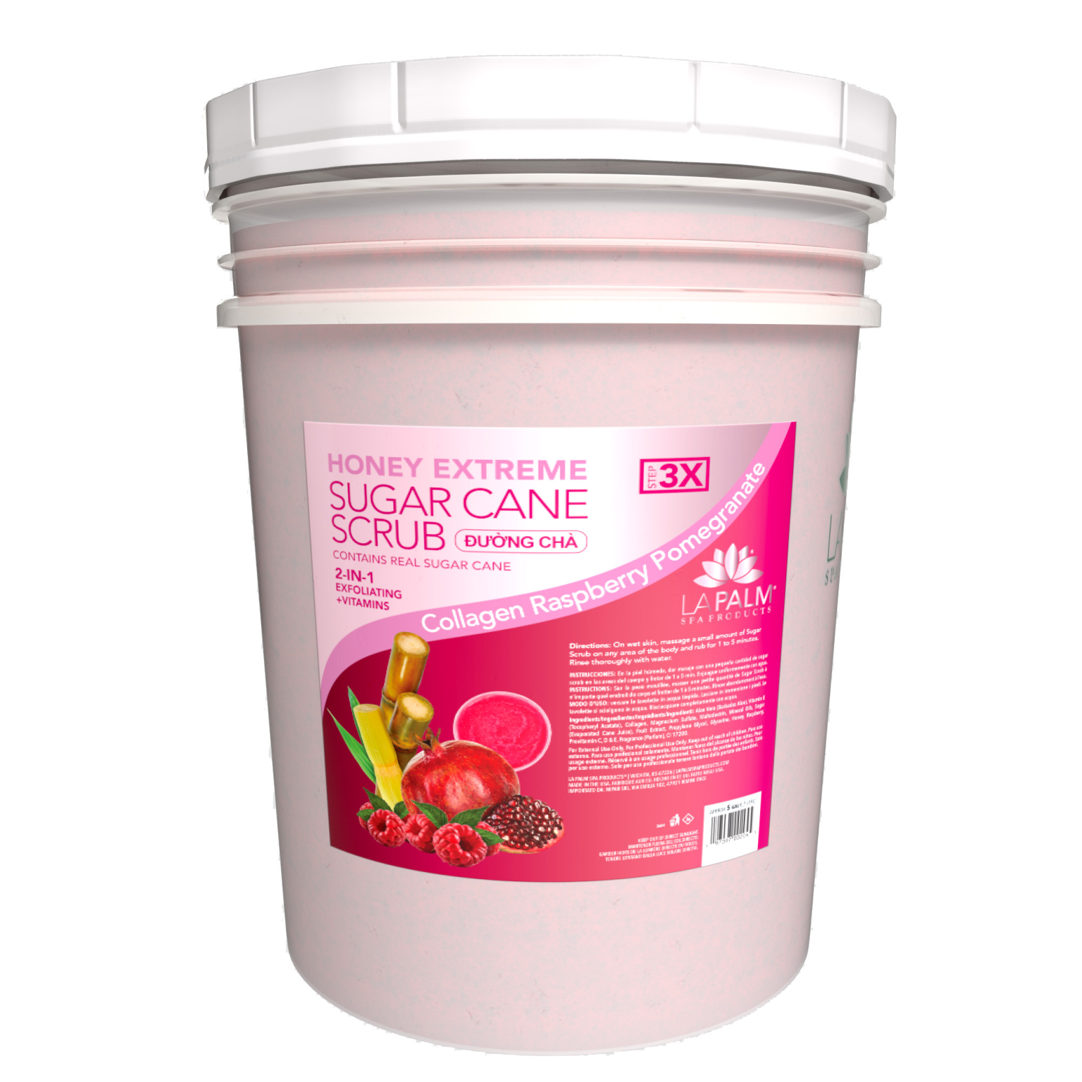 Honey Extreme Sugar Scrub Raspberry Pomegranate