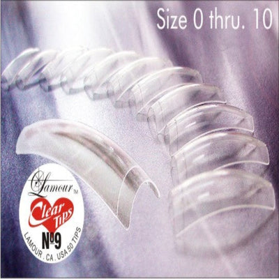 Lamour Clear Tips Size #5 (Bag of 50)