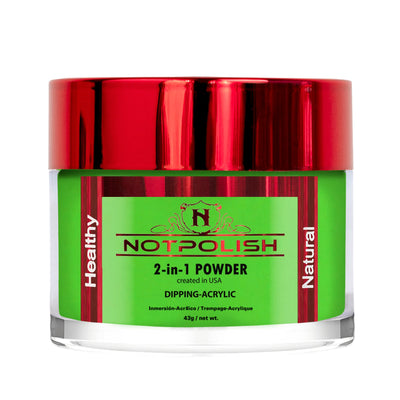 Notpolish -  M100 HOT LIME BLING POWDER