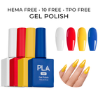 PLA Nail Lacquer 4-Pack Mini Gel Polish Set