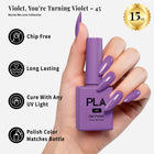 PLA Nail Lacquer Violet, You're Turning Violet (45)