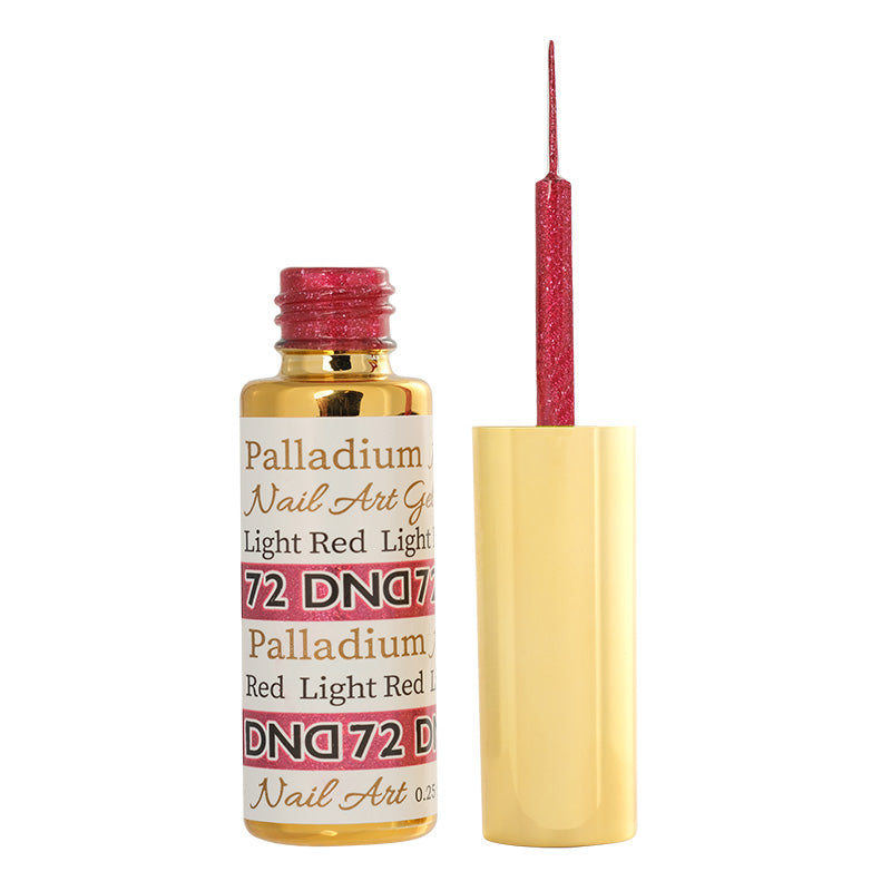 DND72 - Palladium Light Red Gel Art Liner