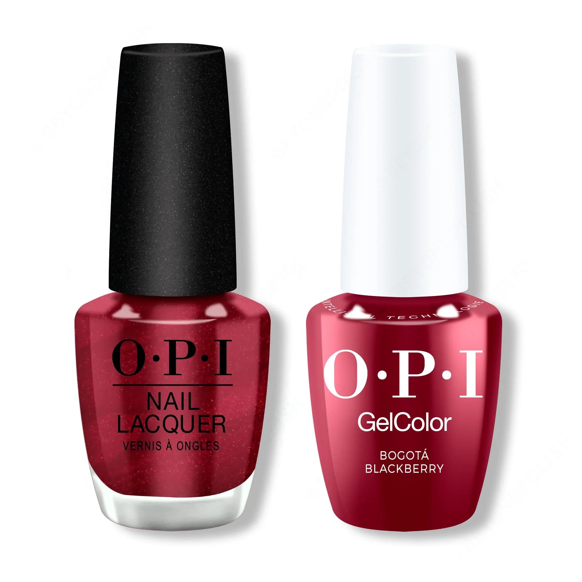OPI - Gel & Lacquer Intelli-Gel Combo - Bogota Blackberry 0.5 Oz