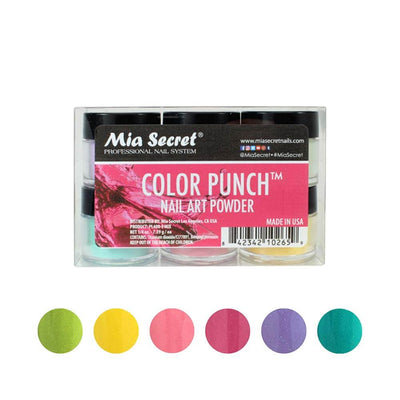 Mia Secret - Color Punch Nail Art Powder Collection (6PC)