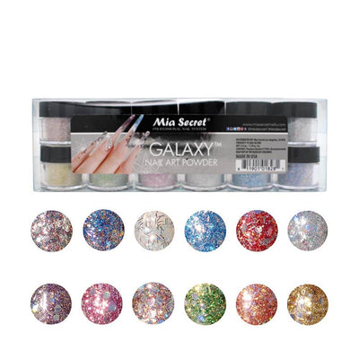 Mia Secret - Galaxy Nail Art Powder Collection (12PC)