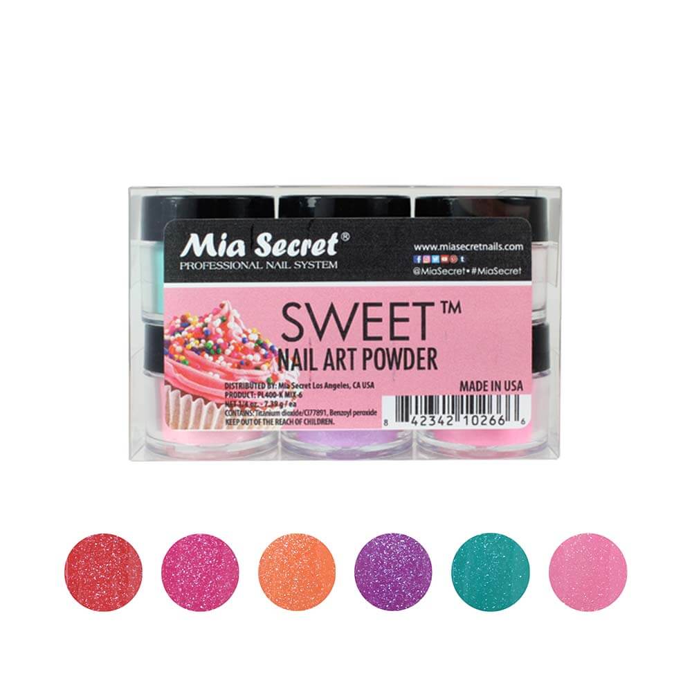 Mia Secret - Sweet Nail Art Powder Collection (6PC)