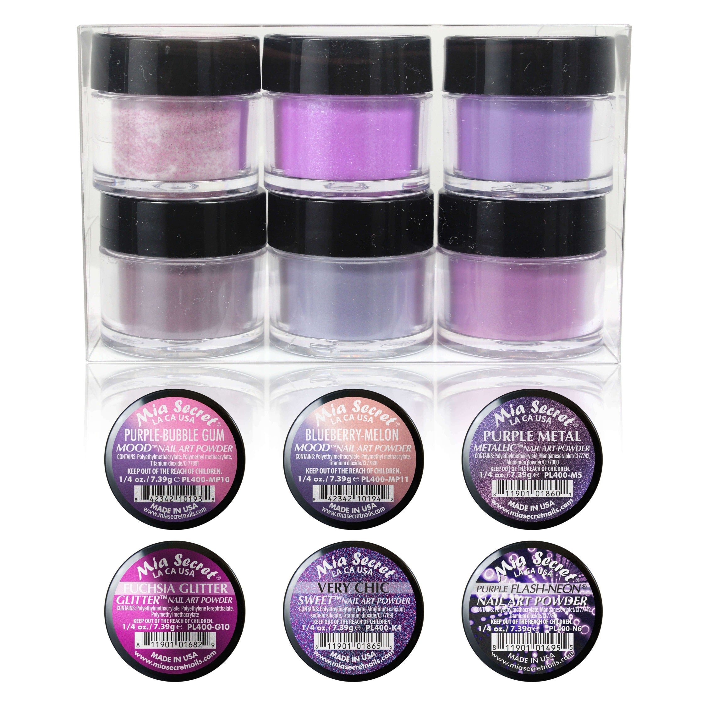 Mia Secret - Mauves Colored Acrylic Powder Collection (Remix series)