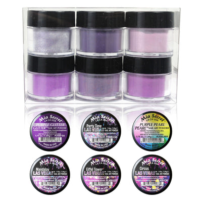 Mia Secret - Amethyst Colored Acrylic Powder Collection (Remix series)