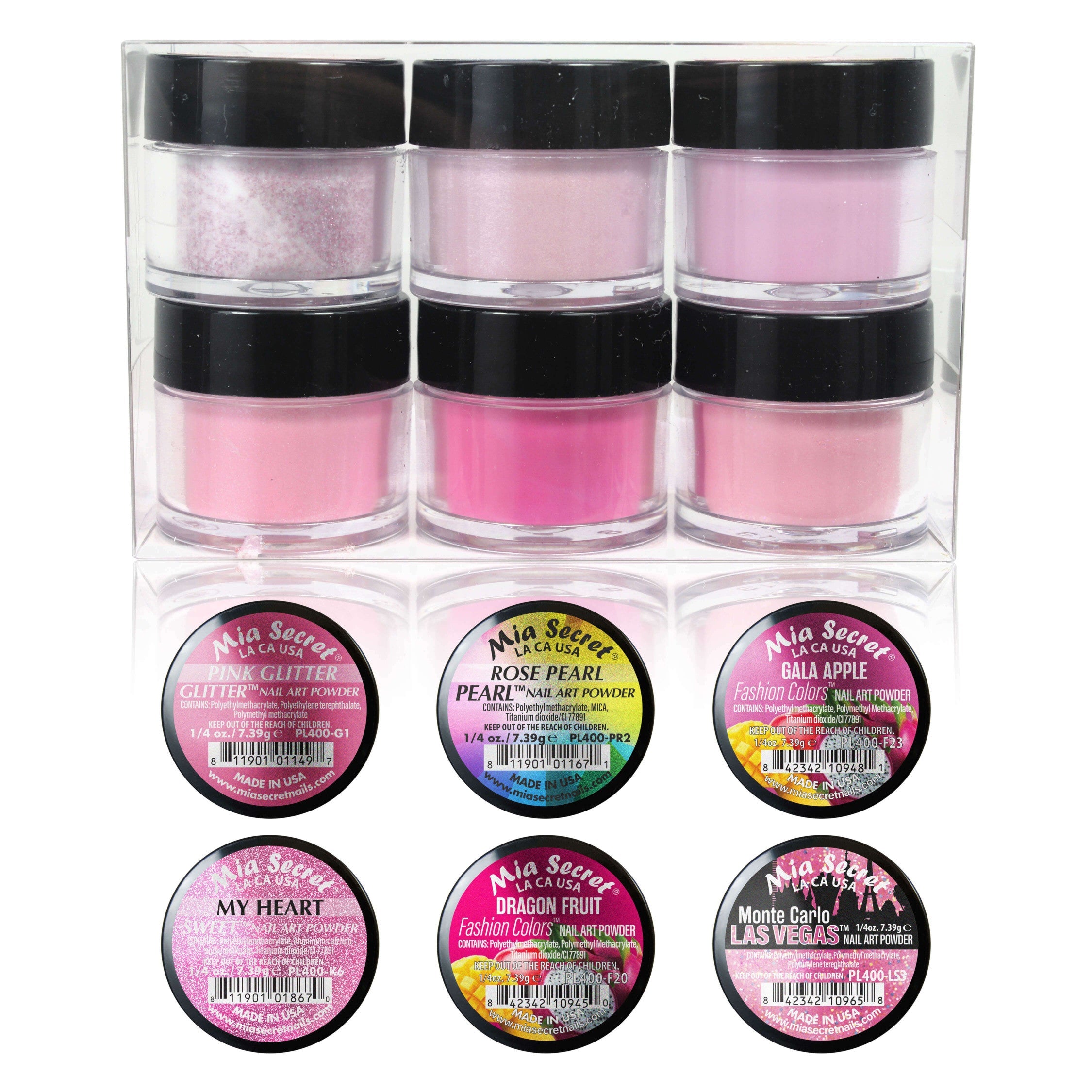 Mia Secret - La Vie En Rose Colored Acrylic Powder Collection (Remix series)