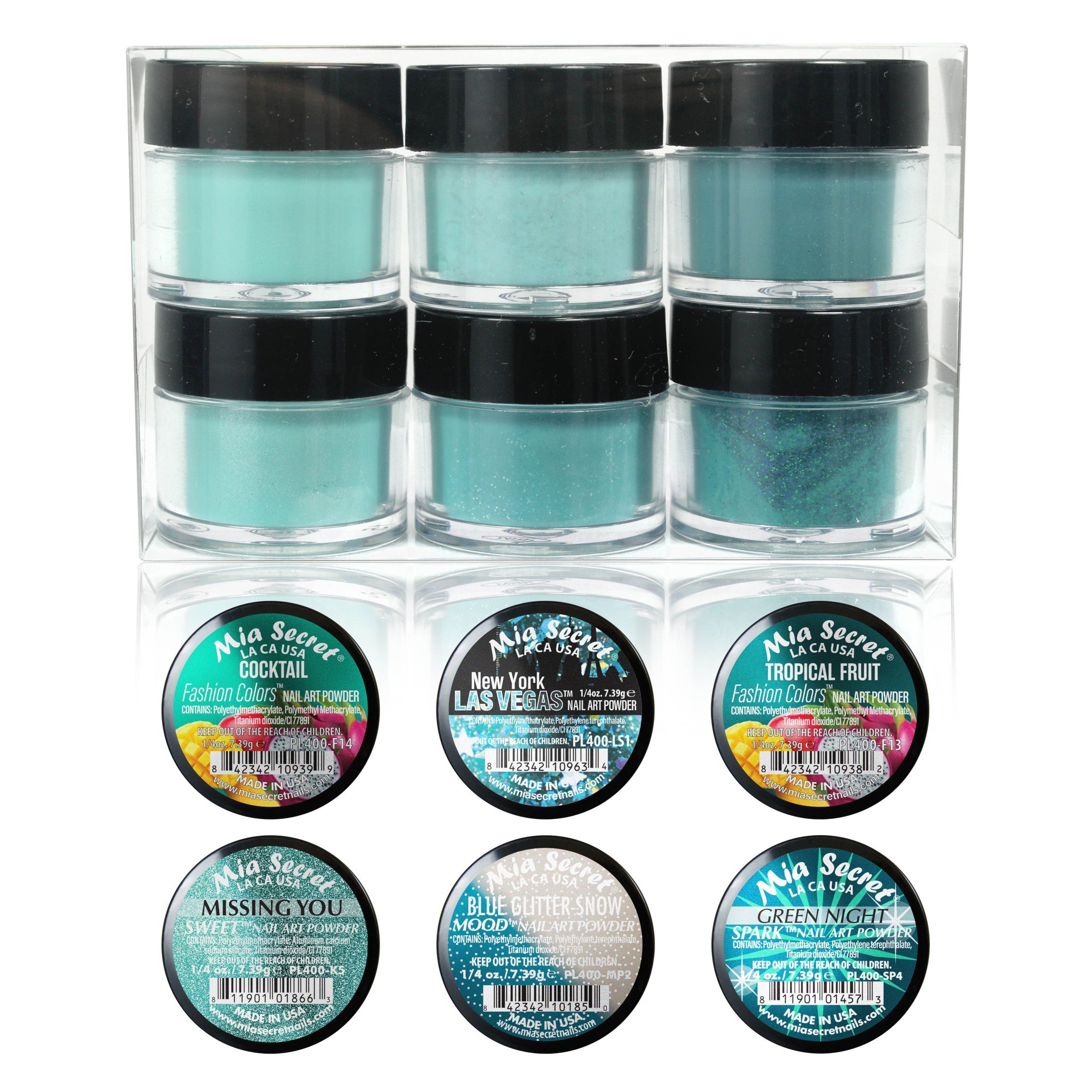 Mia Secret - Deep Ocean Colored Acrylic Powder Collection (Remix series)