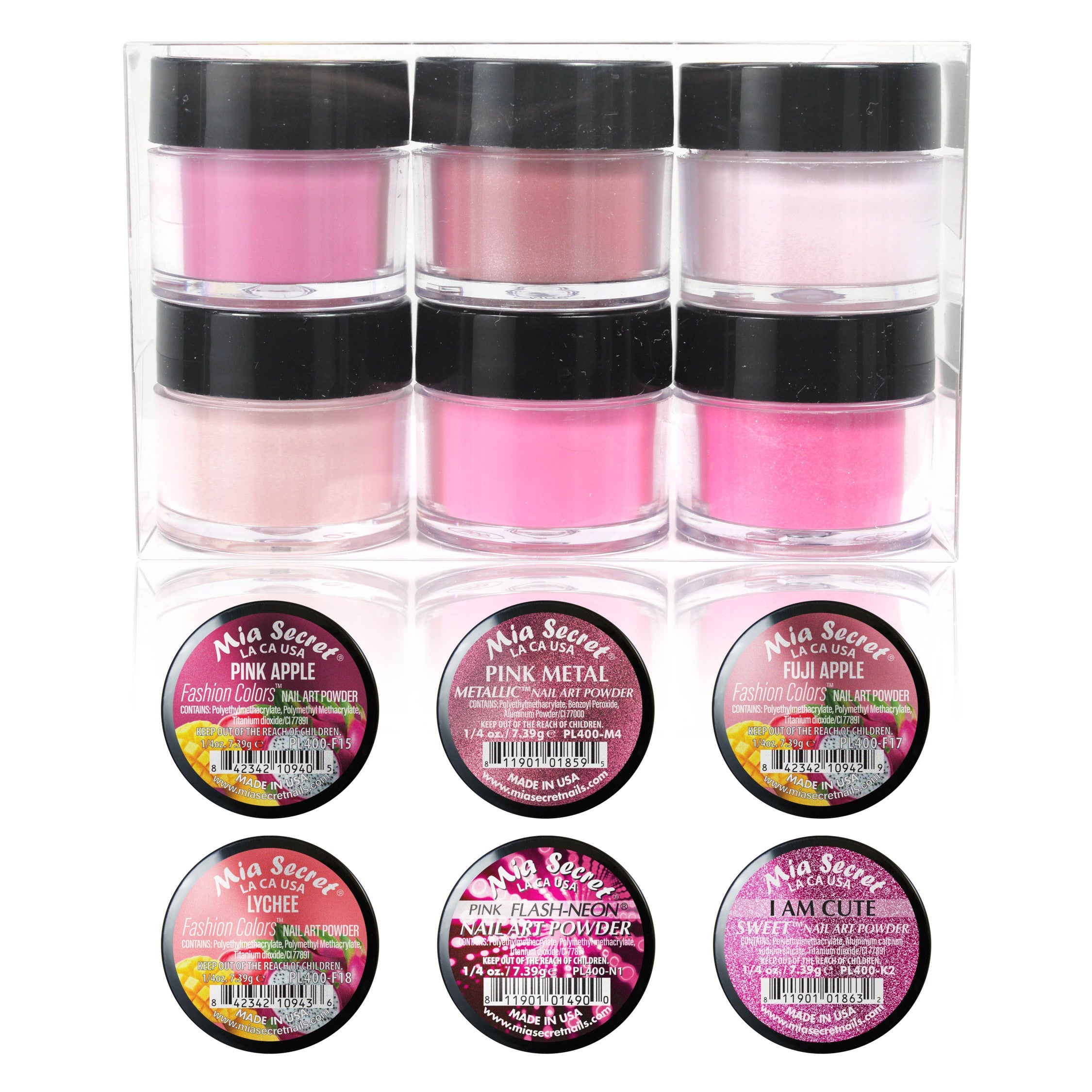 Mia Secret - Baby Pink Colored Acrylic Powder Collection (Remix series)
