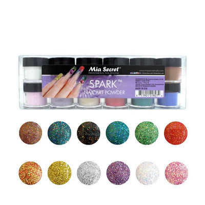 Mia Secret - Spark Nail Art Powder Collection (12PC)