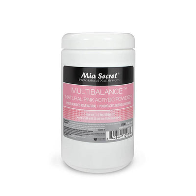 Mia Secret - Multibalance Natural Pink Acrylic Powder Salon Sizes