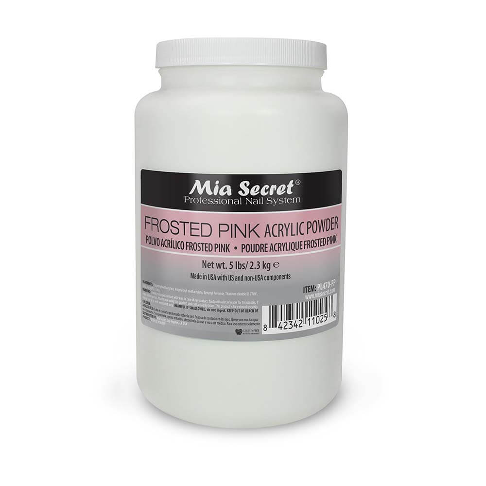 Mia Secret - Frosted Pink Acrylic Powder Salon Sizes
