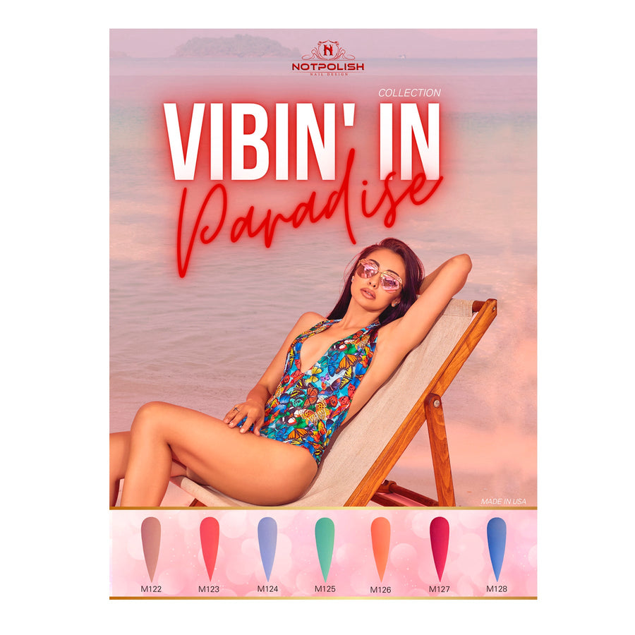 Notpolish -  Vibin' In Paradise - 7 Pc. Powder Collection (M122- M128)