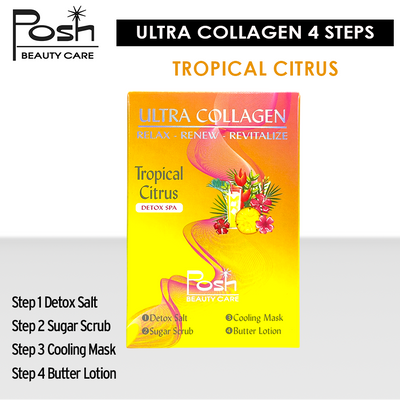 Posh Ultra Collagen 4 Steps Pedicure Kit