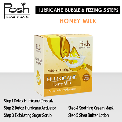 Posh Hurricane 5 Steps Pedicure Kit