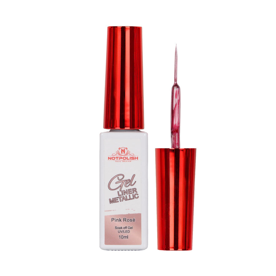 Notpolish -  GEL LINER METALLIC - PINK ROSE