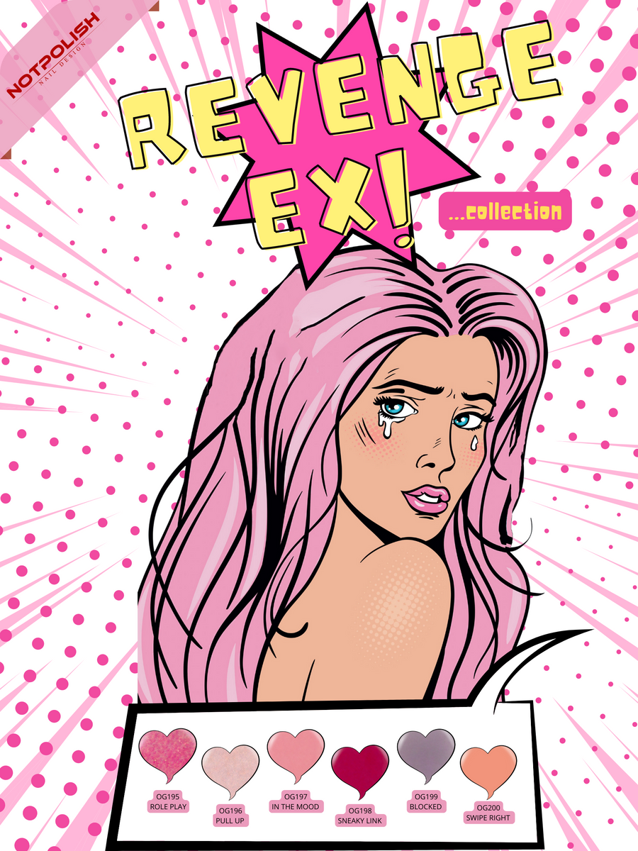 Notpolish -  REVENGE EX COMPLETE COLLECTION POWDER (OG 195 - OG 200)