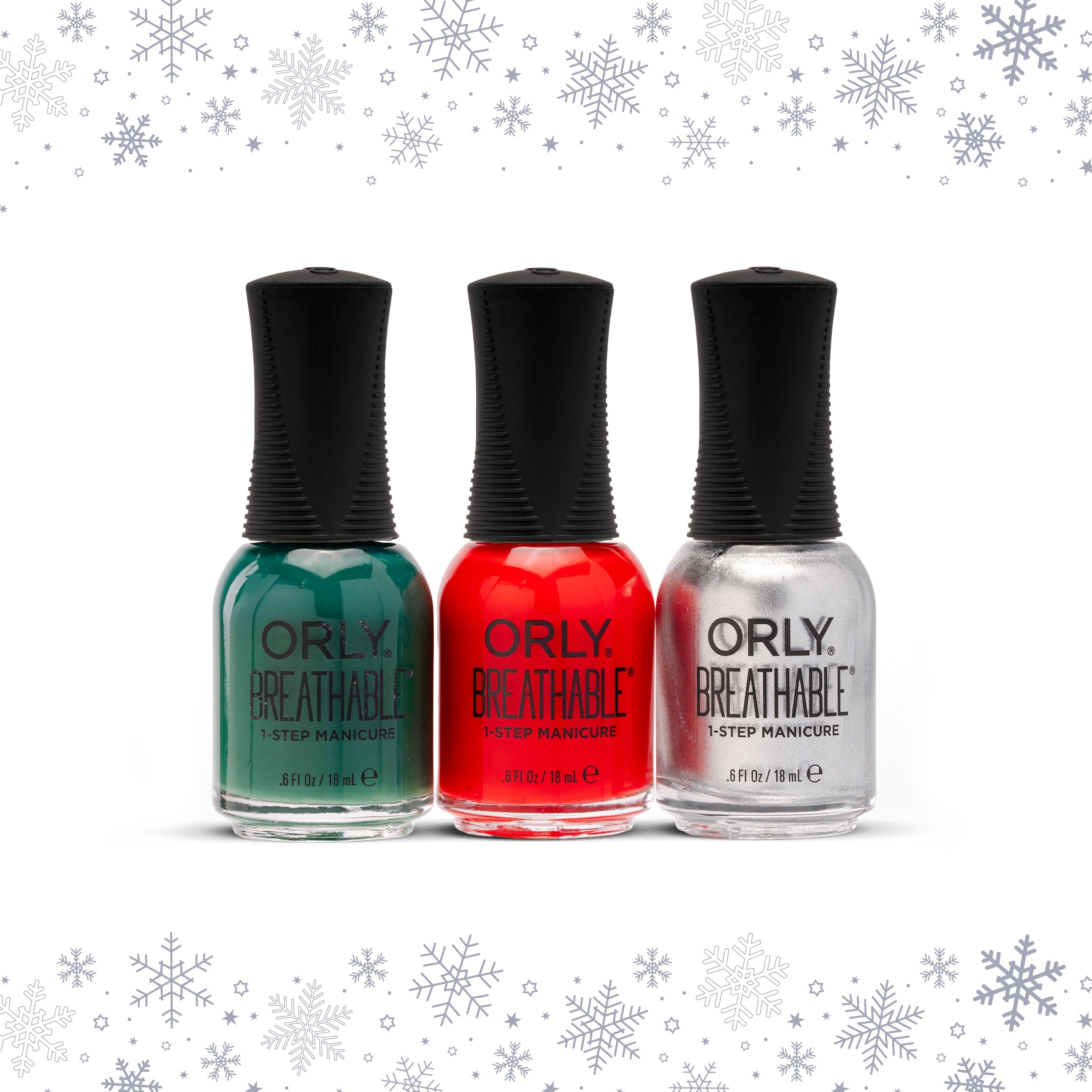 Orly - Rudolph the Red-Tipped Manicure Trio