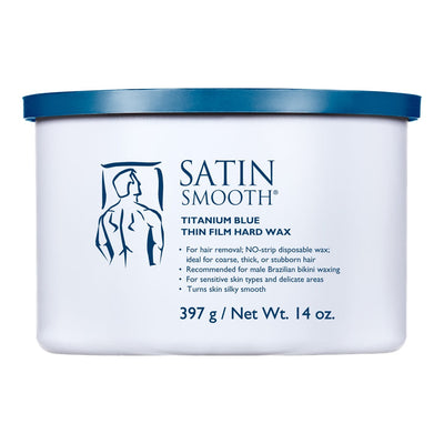 Satin Smooth - Satin Titanium Blue Wax