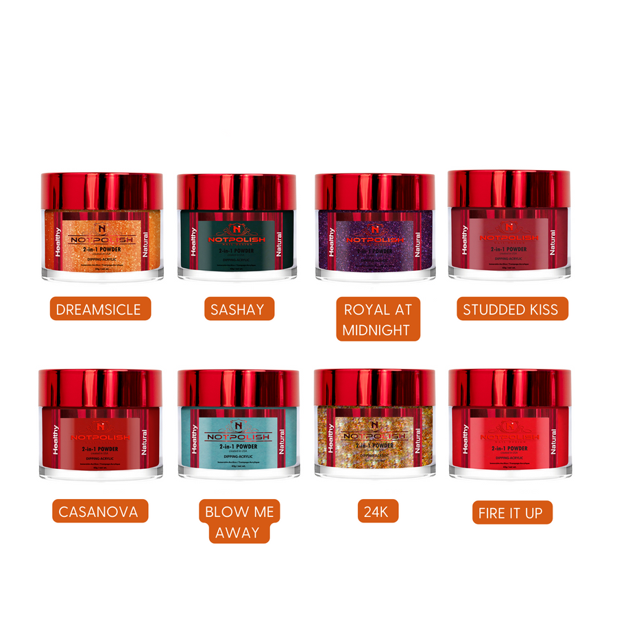 Notpolish -  SUGAR AND SPICE BUNDLE (M04, M56, M63, OG111, OG120, OG128, CC1007, OMG33, )