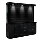 Whale Spa -  SINGLE SIDED POLISH AND POWDER DISPLAY/CABINET