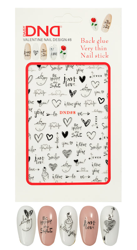 DND - Valentine's Day Nail Art Stickers