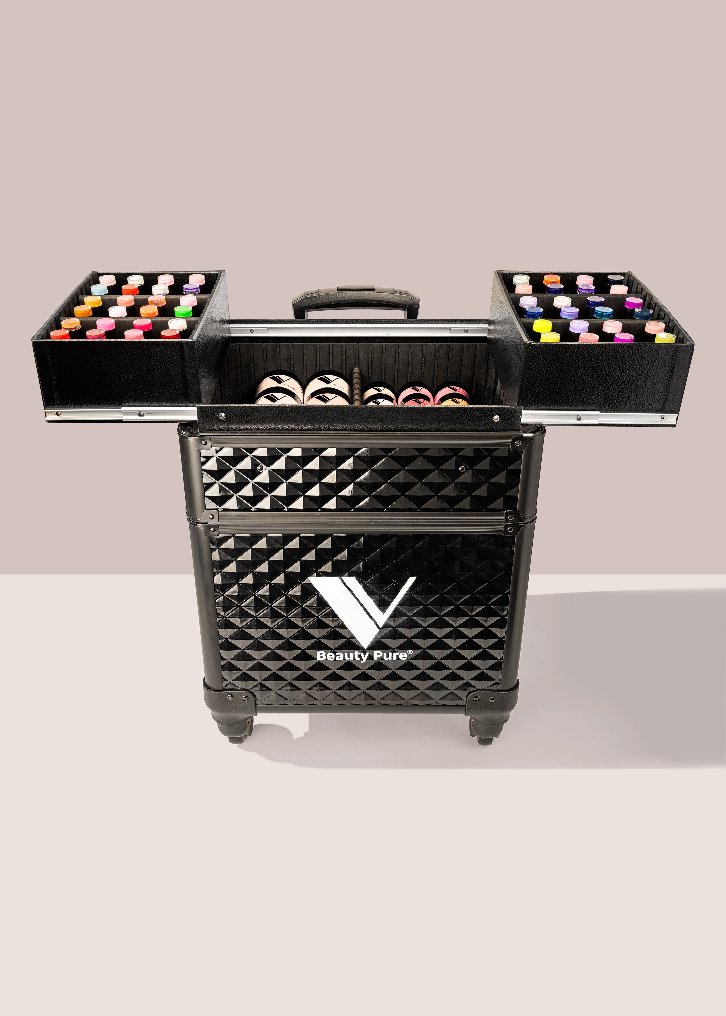 Valentino - Nail Technician Rolling Case - Black