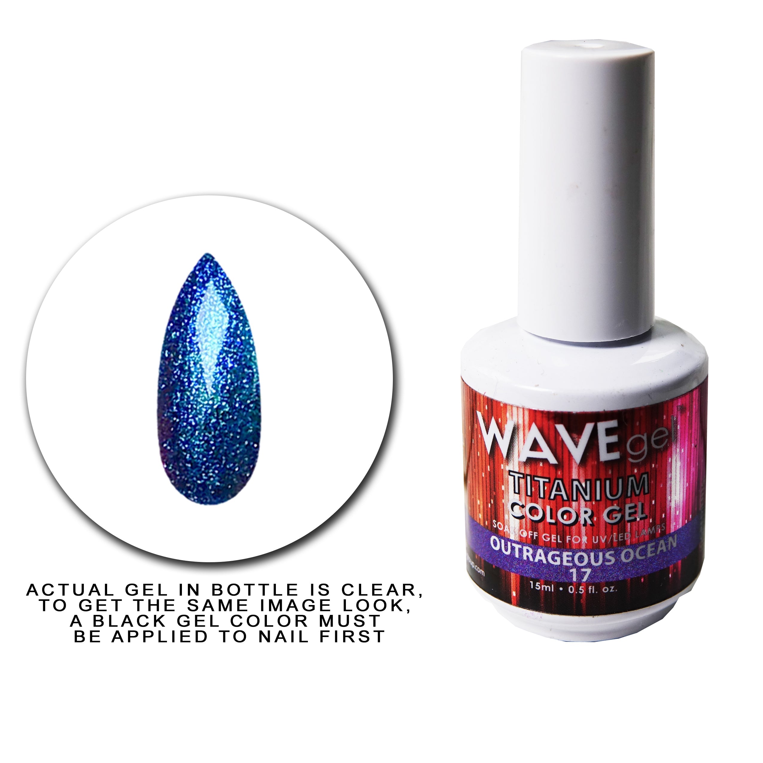 WAVEGEL Titanium Gel # 17 Outrageous Ocean