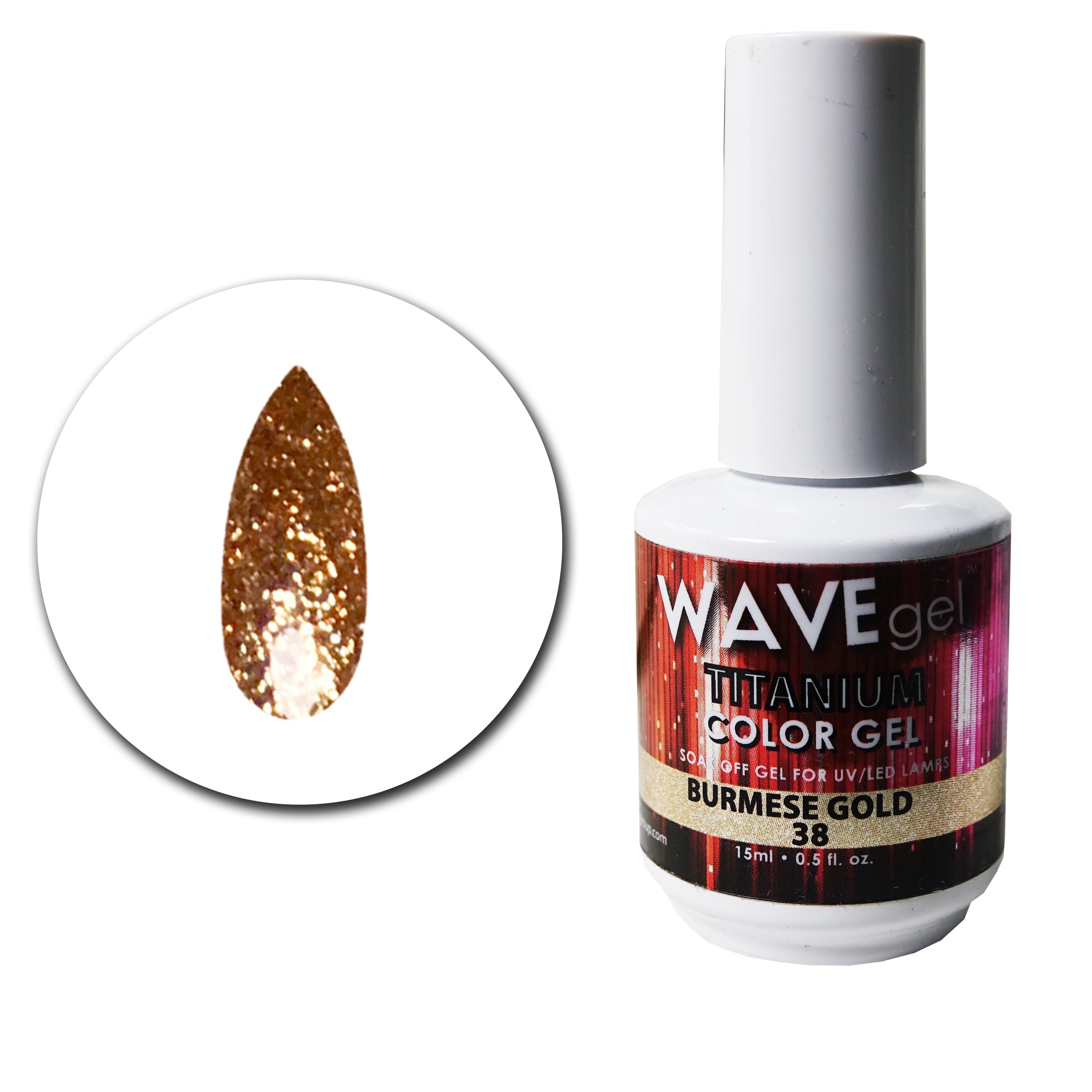 WAVEGEL Titanium Gel # 38 Burmese Gold