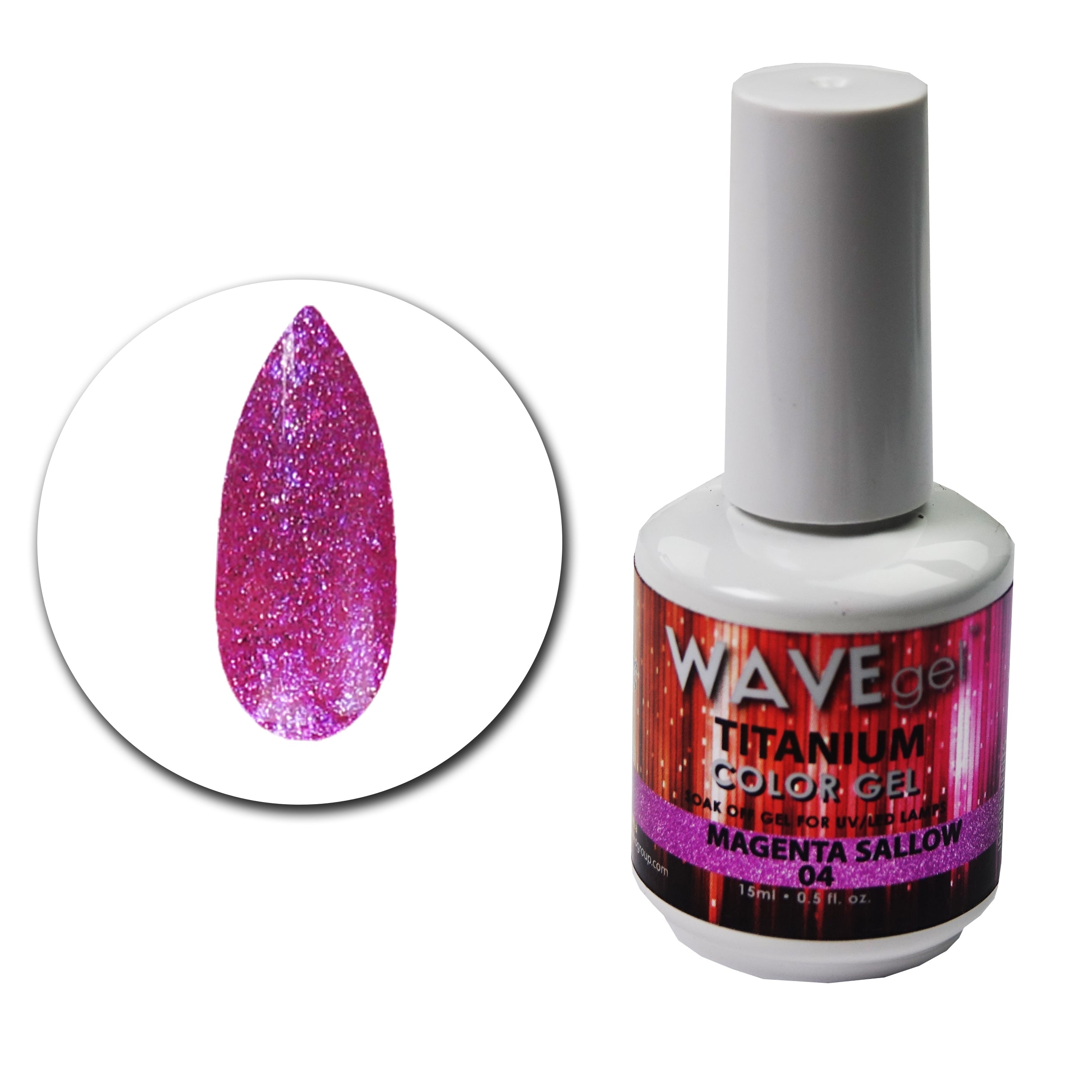 WAVEGEL Titanium Gel # 4 Magenta Sallow
