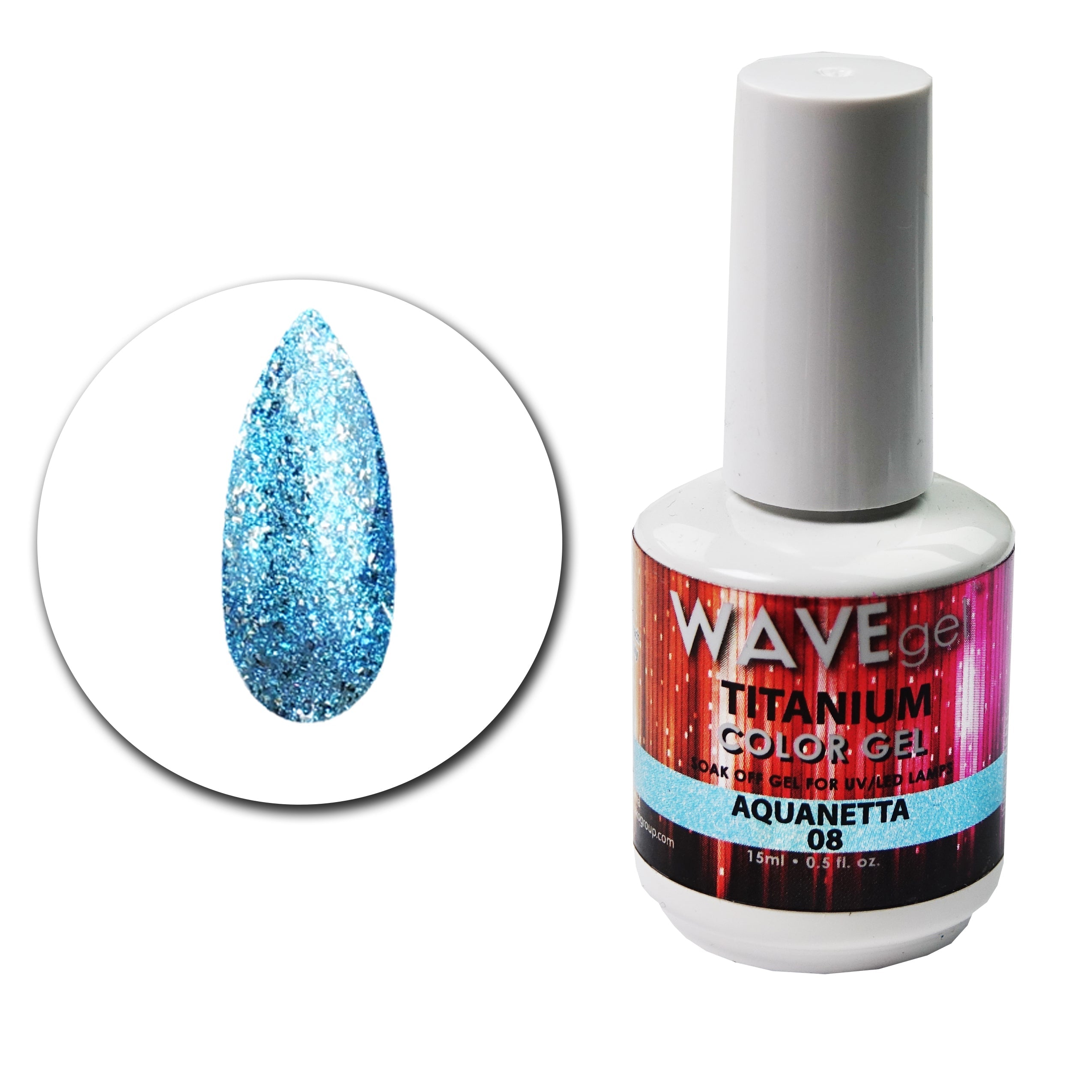 WAVEGEL Titanium Gel # 8 Aquanetta