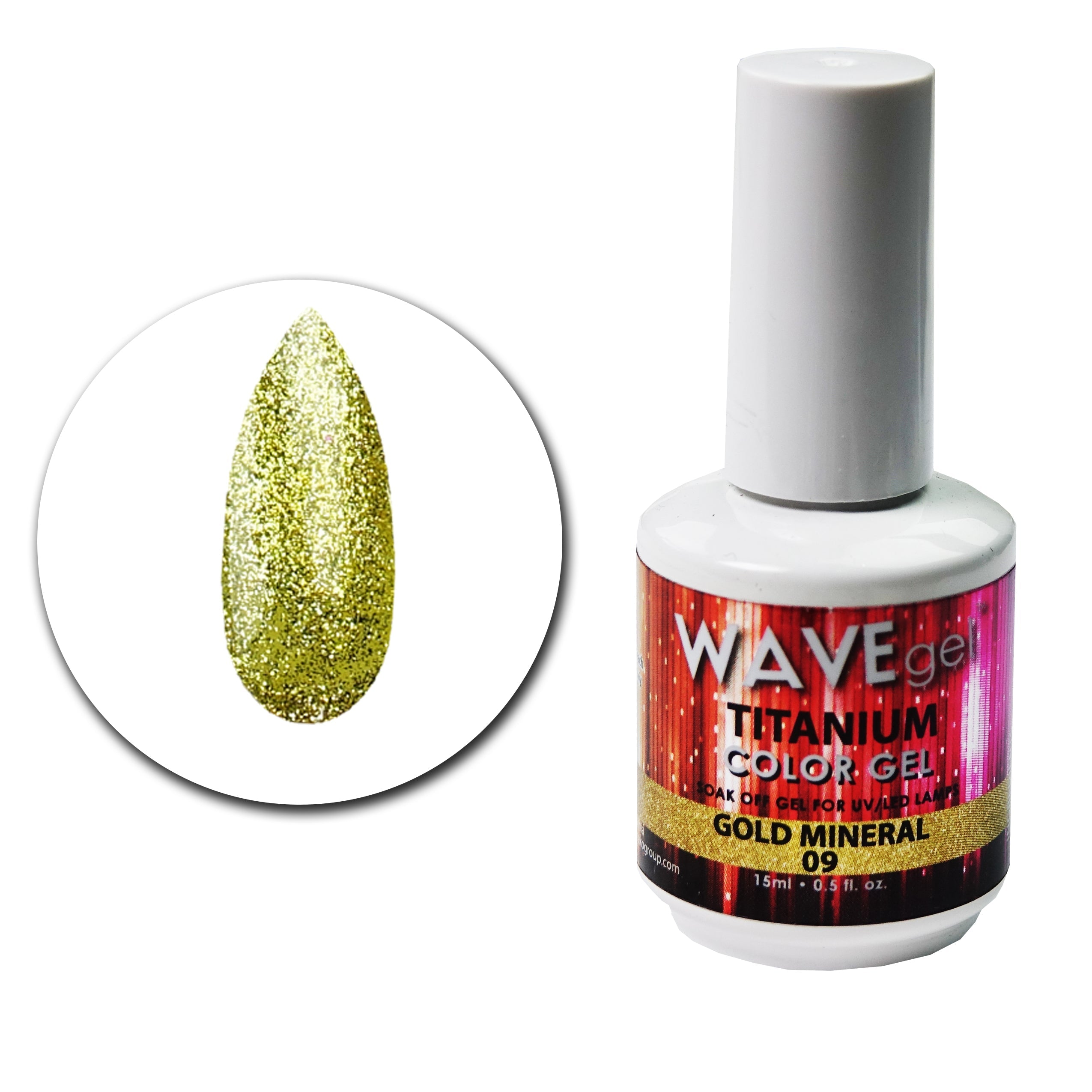 WAVEGEL Titanium Gel # 9 Gold Mineral