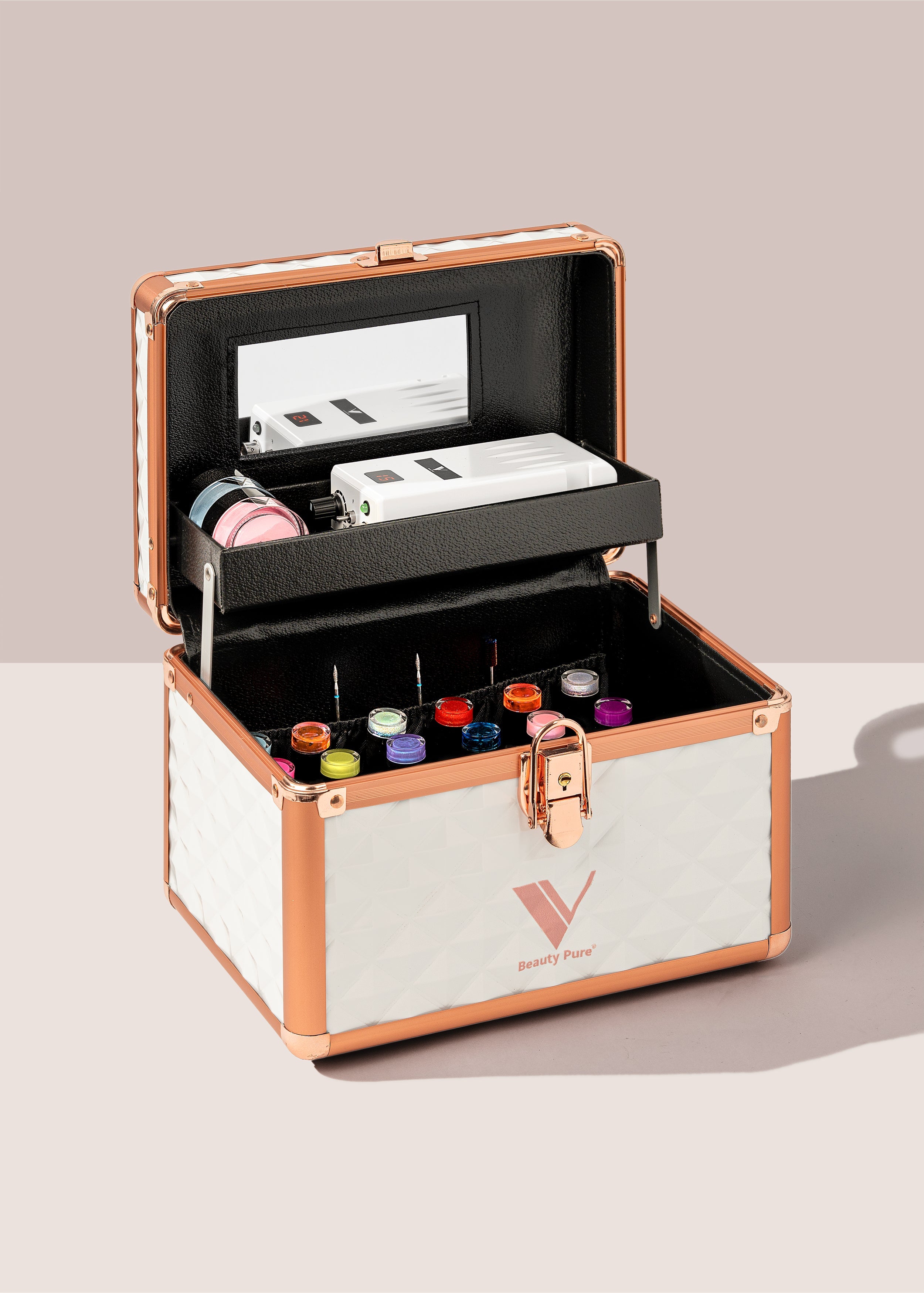 Valentino - Nail Technician Case - White