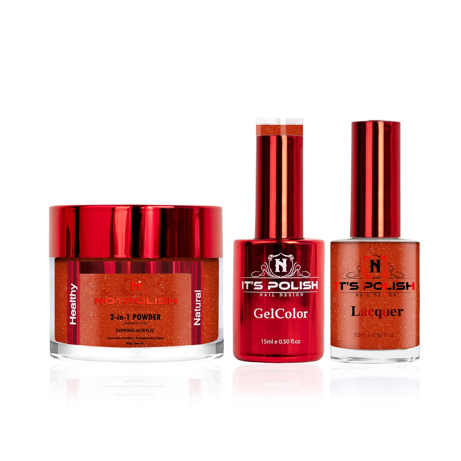 Notpolish -  OG 164 - DARK ORANGE TRIO