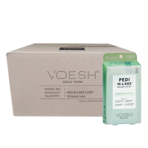 Voesh Pedi in Box- 4-Step - Herb Relax - Single (1Pc) Box Case (50Pcs)