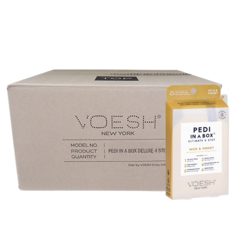 Voesh Ultimate 6 Step - Milk & Honey - Pedi in a Box 1 pc or Box Case (30Pcs)