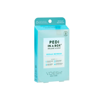 Voesh Pedi in Box - 4-Step - Ocean Refresh - Single (1Pc) Box Case (50Pcs)
