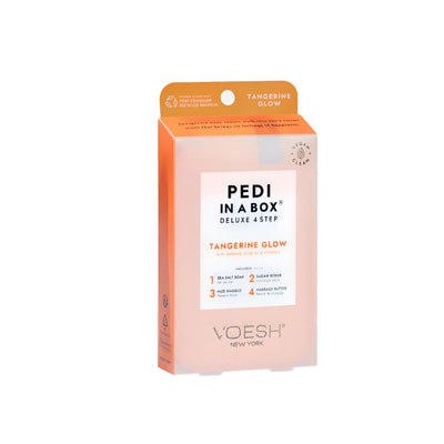 Voesh Pedi in Box - 4-Step - Tangerine Twist - Single (1Pc) Box Case (50Pcs)