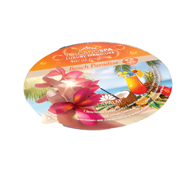 LA PALM VolcanoSpa® Luxury Manicure In A Bowl with CBD – Beach Paradise