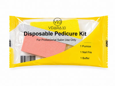 Vdara10 - Disposable Pedicure Pumice Kit - 3 Piece - Case of 200