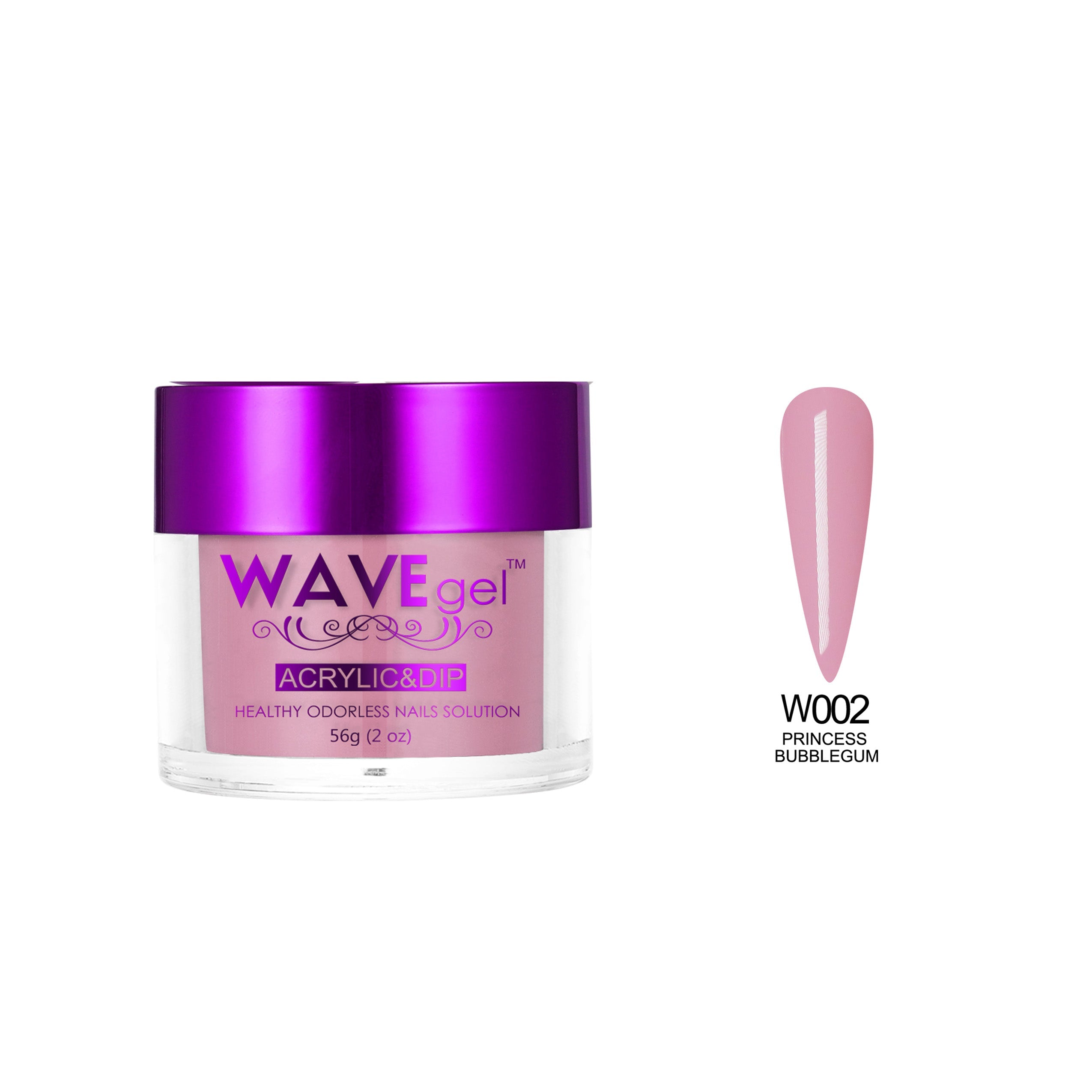 WAVEGEL SIMPLICITY DIP & ACRYLIC POWDER W02 PRINCESS BUBBLEGUM